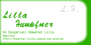 lilla humpfner business card